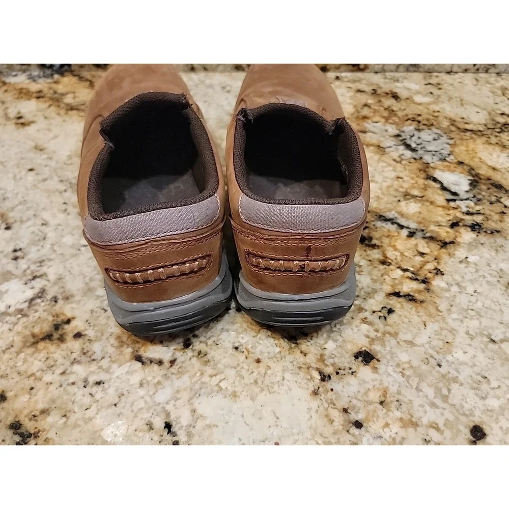 Red Wing 6705 Safety Toe Slip on Work Shoes Mens 8.5ee EUR 41.5 Brown Leather